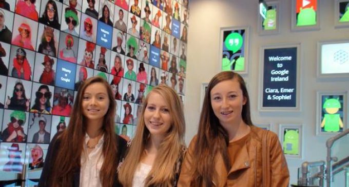 Three Irish schoolgirls win Google Science Fair
