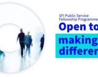SFI Public Service Fellowship Programme – Deadline Extension