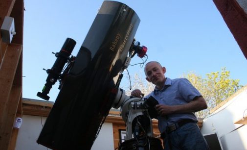 Irishman discovers third Supernova from observatory in his back garden.