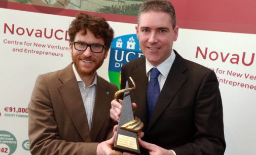 OxyMem co-founders receive the NovaUCD 2015 Innovation Award